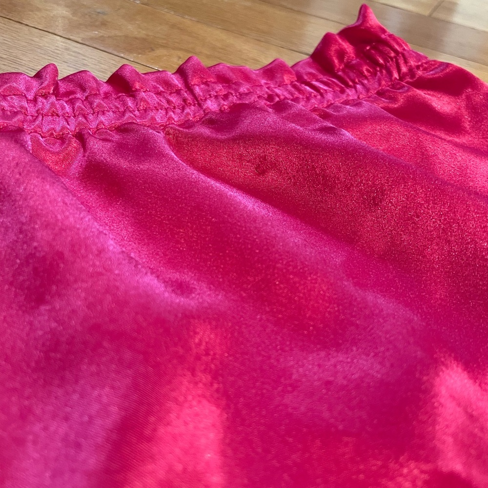 Victoria’s Secret Gold Label Satin-like Pink Sleep Shorts - Picture 10 of 16